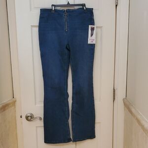 Vanilla Star Dark Blue Flare Jeans